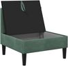 vidaXL Mittels Sofa mit Stauraum Meergrün Samt 42027114 Bild 4