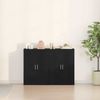 vidaXL Sideboard 2 pcs Schwarz Eichen-Optik 60 x 31 x 84 cm 3334304 Bild 4