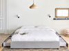 Bett mit Schubladen ohne Kopfteil PRADES Stoff Hellgrau 180 x 200 cm Bild 3