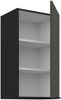 Küchen Hängeschrank 40 cm ARIA Graphite ultra matt + Schwarz matt, hochwertige Fronten mit Anti Fingerprint Beschichtung Küchenzeile Küchenblock Bild 3