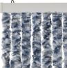 Moritz Flauschvorhang aus Chenille 56 x 185 cm blau grau meliert Türvorhang als Fliegenschutz Insektenschutz für Camping Wohnwagen Bild 3