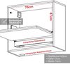 ASSMANN Wandsekretär Cubas Premium Weiß 80x36x71cm Holz Bild 4