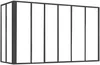 Vente-unique - BAYVIEW Innenglaswand MetallGlas Schwarz - B 60 cm x H 130 cm x L 180 cm Bild 2