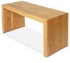 Massivholz Bank mit Baumkante - Eiche - 100 x 40 x 45cm Bild 2