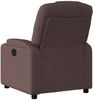 vidaXL Relaxsessel Elektrisch Dunkelbraun Stoff 3204349 Bild 5