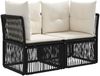 vidaXL Gartensofa-set 13 pcs Schwarz Poly-Rattan 3435862 Bild 3