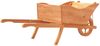 vidaXL Pflanzgefäß Schubkarre-Design 128x45,5x43 cm Massivholz Tanne 364229 Bild 5