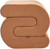 Pouf ARCADIA Samtstoff Goldbraun Bild 4