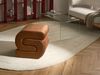 Pouf ARCADIA Samtstoff Goldbraun Bild 3