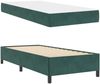 vidaXL Bettrahmen mit Matratze Dunkelgrün 80 x 200 cm Stoff 3399027 Bild 5