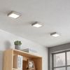 RGB LED Deckenlampe, Fernbedienung, dimmbar, nickel, H 3,5cm Bild 5