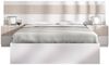Dmora Doppelbett Bonnie, Struktur des Container-Betts, Sommier mit Verkleidung, Matratzenhalterstruktur, 248x195 h96 cm, Weiß und Eiche Bild 5