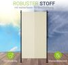 Juskys Senkrechtmarkise Barbados 100x310 cm - Sonnenschutz, Sichtschutz, ausziehbar, Klemmmarkise, ohne Bohren, wetterfest, wasserabweisend - Beige Bild 4