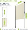 Juskys Senkrechtmarkise Barbados 100x310 cm - Sonnenschutz, Sichtschutz, ausziehbar, Klemmmarkise, ohne Bohren, wetterfest, wasserabweisend - Beige Bild 5