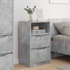 vidaXL Nachttische 2 pcs Beton Grau 40 x 30 x 467 cm Holzwerkstoff 888914 Bild 4