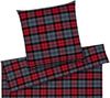 Elegante Flanell Bettwäsche Sheffield 2687-1 rot 135x200 Bild 2