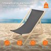 ECD Germany Gartenliege Holz Liegestuhl Beachstuhl klappbarer Strandstuhl Strandliege Liege, 2 St, 2er Set Sonnenliege mit 3-Fach verstellbarer Rückenlehne Relaxliege Bild 2