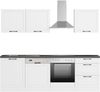 KOCHSTATION Küchenzeile KS-Lani, mit MDF-Fronten, Breite 240 cm, wahlweise mit E-Geräten, Höhen-Ausgleichsfüße 0-4 cm Bild 5