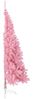 vidaXL Künstlicher Halb-Weihnachtsbaum mit Ständer Rosa 180 cm PVC 344672 Bild 5