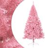 vidaXL Künstlicher Halb-Weihnachtsbaum mit Ständer Rosa 180 cm PVC 344672 Bild 3