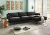 Ecksofa 285x161x81 Silikon-Feder Mix schwarz TRIENT Bild 3