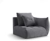 Micadoni Eckmodul Bloom Rechts Strukturierter Stoff City Grau Bild 2