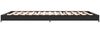 vidaXL Bettgestell Schwarz 135x190 cm Holzwerkstoff und Metall 845161 Bild 5