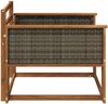 vidaXL Outdoor Mittelsofa Massivholz Akazie Natur 3438843 Bild 4