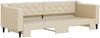 vidaXL Tagesbett Ausziehbar Creme 80x200 cm Stoff 3197425 Bild 3