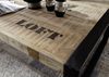 Couchtisch Mango 140x80x40 natur bedruckt FACTORY #111 Bild 2