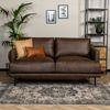 Bronx71 Ledersofa Denver 2,5-Sitzer braun Bild 2