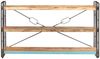 vidaXL Bücherregal 3 Fächer 140x30x80 cm Altholz Massiv 320633 Bild 2