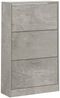 vidaXL Schuhschrank Betongrau 63x24x103 cm Holzwerkstoff 342553 Bild 3