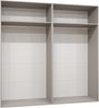 Kleiderschrank Veluna III 200 (Farbe: Cashmere / Cashmere + Gold) Bild 4