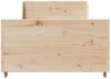 Einzelbetten, Betten für Erwachsene, Massivholzbett ohne Matratze 75x190 cm Kiefernholz de3377 Bild 4