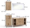 Badmöbel-Set Eliza Viking Oak 4 Teile Vicco Bild 2