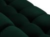 Micadoni Ecksofa Mamaia 5-Sitzer Links Samt Bluvel Flaschengrün schwarze Beine Bild 5