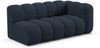 Micadoni Modulares Sofa Lupine 3-Sitzer Rechts Chenille Eden Marineblau Bild 2