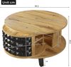 Couchtisch, Drehtisch, Beistelltisch mit versteckter interner Ablage Bild 5