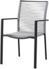 Stapelstuhl VINCENZA Armlehnstuhl Gartenstuhl Dining-Sessel Anthrazit/Grau Bild 4