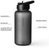 Vinsun Trinkflasche Sportflasche mit Strohhalm 1L - Wasserflasche Tritan auslaufsicher, BPA frei, Bruchsicher, geruchs- & geschmacksneutral, geringes Gewicht Bild 2