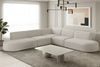 Fun Möbel Ecksofa Ecksofa Designersofa PALMA – Universal in Stoff Ascot und Opera Velvet, Seite ist universal: kann links oder rechts in Raum platziert werden, Rundumbezug Bild 2
