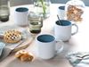 OTTO home Becher modernes 6-teiliges Kaffeebecher-Set Novalee, 6-tlg, Steinzeug, hohe Haltbarkeit, spülmaschinen- & mikrowellengeeignet, Reaktivglasur Bild 3