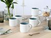 OTTO home Becher modernes 6-teiliges Kaffeebecher-Set Novalee, 6-tlg, Steinzeug, hohe Haltbarkeit, spülmaschinen- & mikrowellengeeignet, Reaktivglasur Bild 2