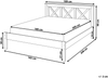 Bett mit Lattenrost TANNAY 180 x 200 cm Holz Heller Holzfarbton Bild 2