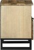 vidaXL Nachttisch Natur 40 x 33 x 46 cm Holzwerkstoff 4017942 Bild 4