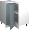 Eck-Küchenschrank für Dachschrägen R-Line Blau-Grau 75.6 cm mit 1 Tür Vicco Bild 4