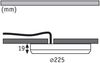Paulmann 93098 LED Einbaupanel Cover-it rund 225mm 4000K chrom matt Bild 4