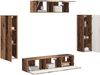 vidaXL TV-Schränk 5 pcs Altholz 3409175 Bild 3