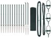 vidaXL Schweißdrahtzaun mit Spikes 25 x 0,8 m PVC-beschichteter Stahl 3352078 Bild 2